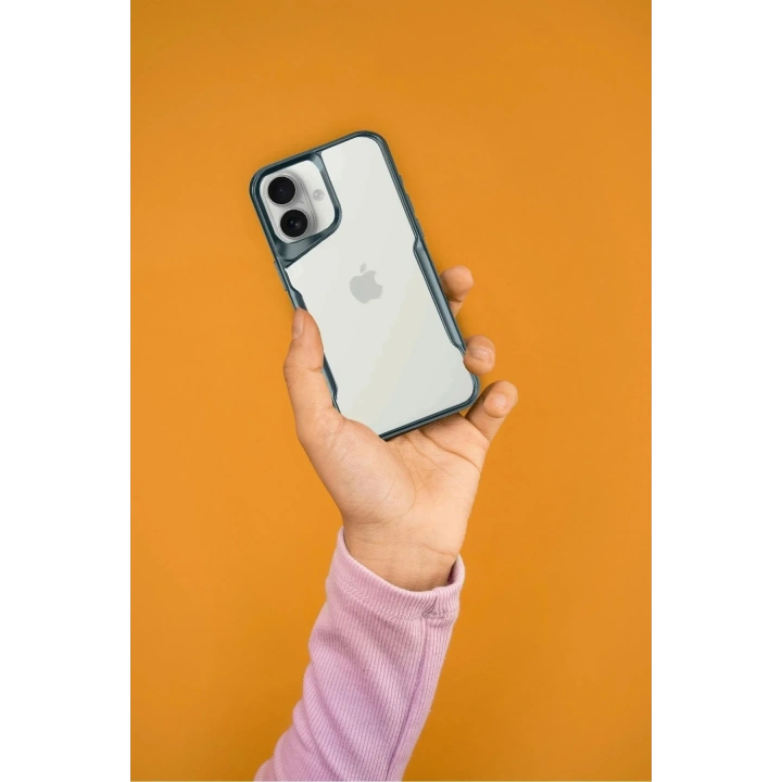 Mey İthalat®  iPhone 16 Plus Kılıf Boyi Silikon Kapak - Turkuaz