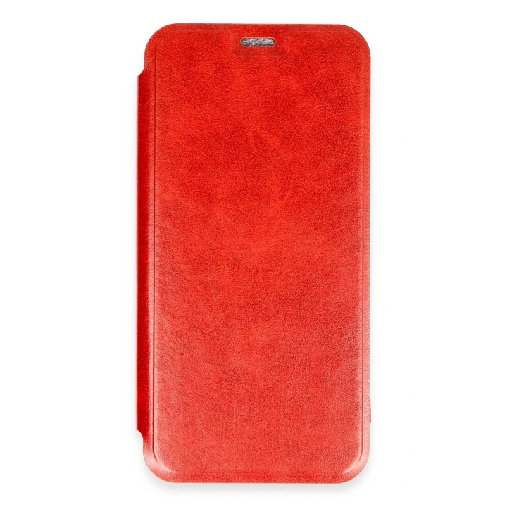 Mey İthalat®  iPhone 16 Plus Kılıf Flip Cover - Kırmızı
