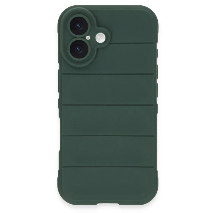 Mey İthalat®  iPhone 16 Plus Kılıf Optimum Silikon - Koyu Yeşil