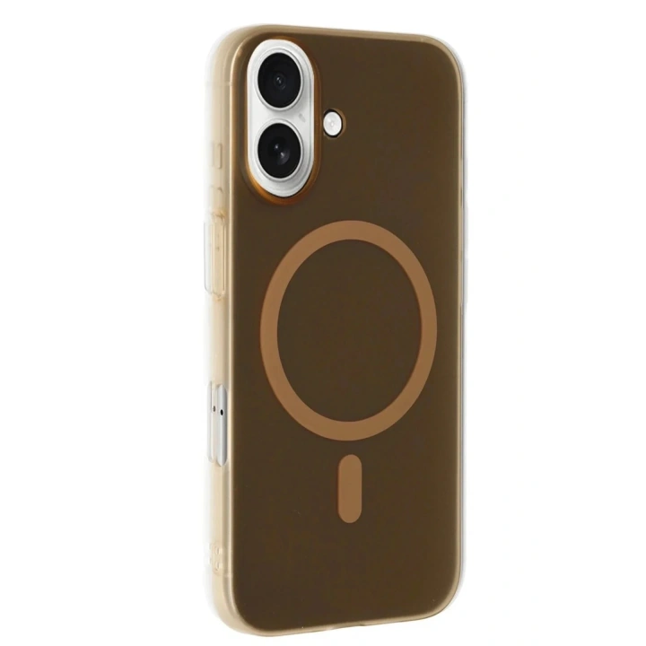 Mey İthalat®  iPhone 16 Plus Tuna PC Slim Magsafe Kapak - Desert