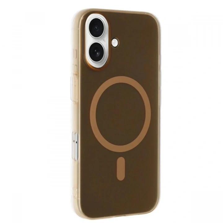 Mey İthalat®  iPhone 16 Plus Tuna PC Slim Magsafe Kapak - Desert