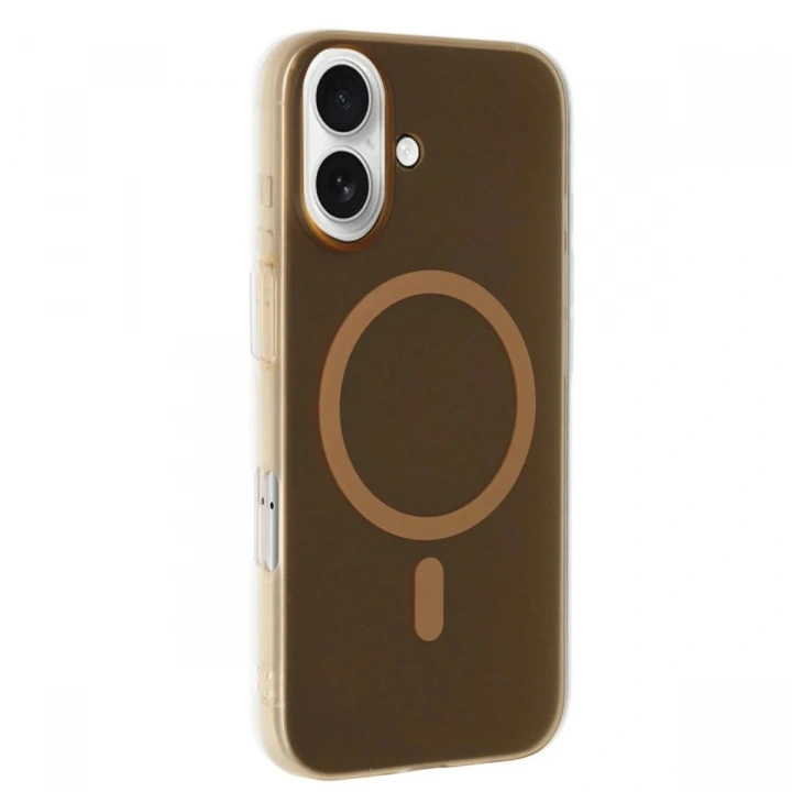 Mey İthalat®  iPhone 16 Plus Tuna PC Slim Magsafe Kapak - Desert