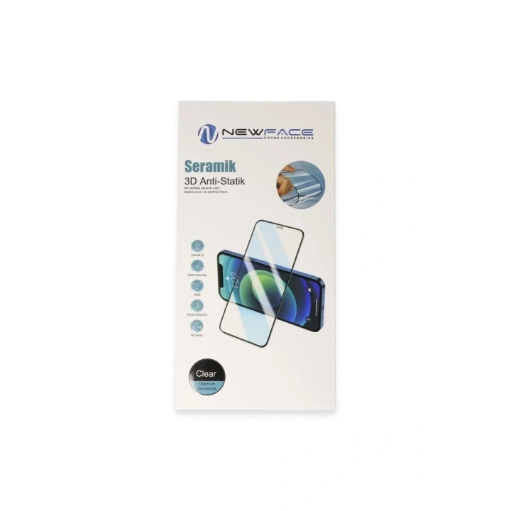 Mey İthalat®  iPhone 16 Pro 3D Antistatik Seramik Nano Ekran Koruyucu