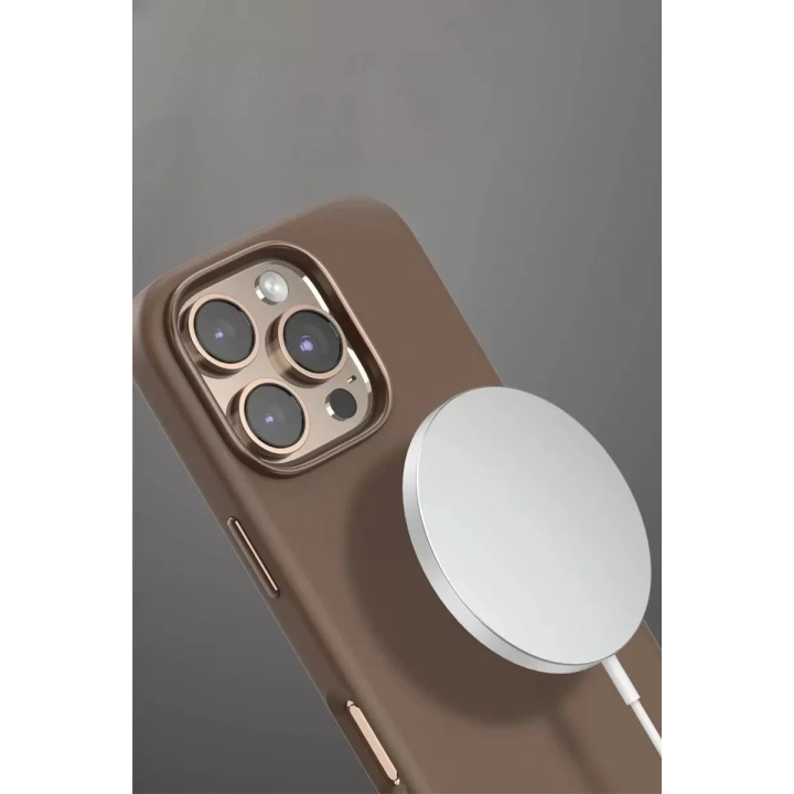 Mey İthalat®   iPhone 16 Pro Jinta Magsafe Kapak - Siyah