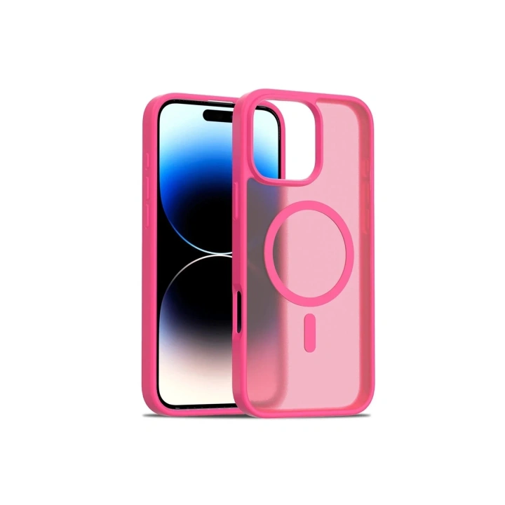 Mey İthalat®  iPhone 16 Pro Jota Magsafe Kapak - Rose