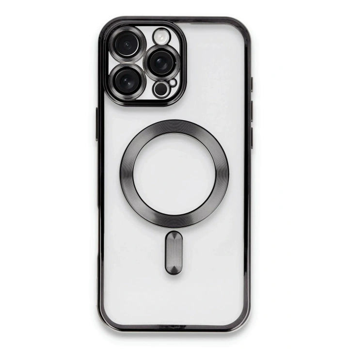 Mey İthalat®  iPhone 16 Pro Kılıf Kross Magneticsafe Kapak - Siyah