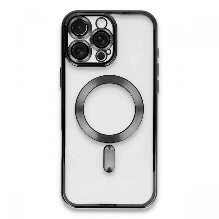 Mey İthalat®  iPhone 16 Pro Kılıf Kross Magneticsafe Kapak - Siyah