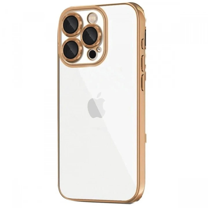 Mey İthalat®  iPhone 16 Pro Kılıf  Lensli Silikon - Desert
