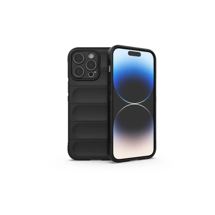 Mey İthalat®  iPhone 16 Pro Kılıf Optimum Silikon - Siyah