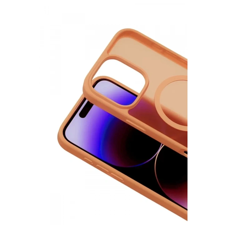 Mey İthalat®   iPhone 16 Pro Max Jota Magsafe Kapak - Turuncu