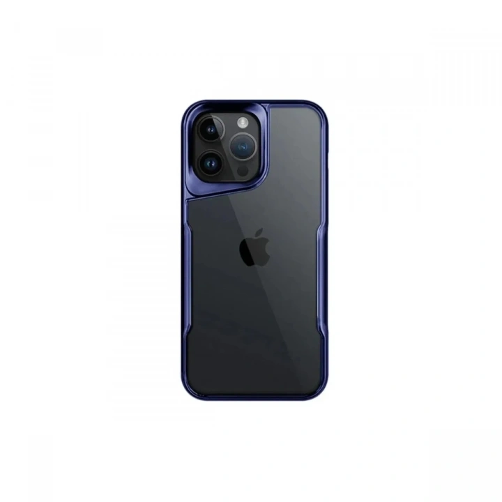 Mey İthalat®  iPhone 16 Pro Max Kılıf Boyi Silikon Kapak - Lacivert
