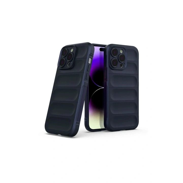 Mey İthalat®  iPhone 16 Pro Max Kılıf Optimum Silikon - Lacivert