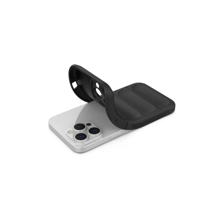 Mey İthalat®  iPhone 16 Pro Max Kılıf Optimum Silikon - Siyah