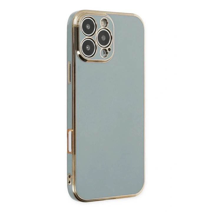 Mey İthalat®  iPhone 16 Pro Max Kılıf Volet Silikon - Açık Yeşil