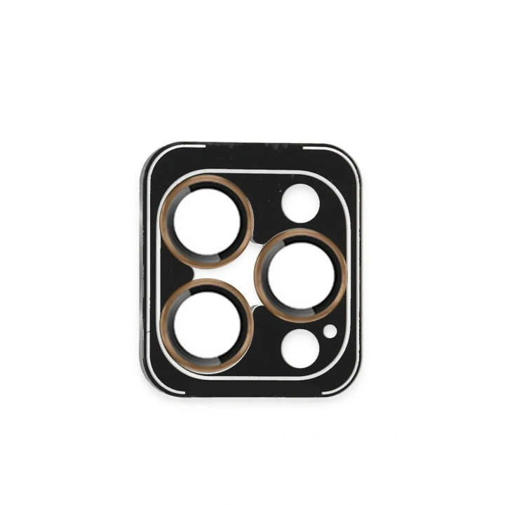 Mey İthalat®  iPhone 16 Pro Max PVD Metal Kamera Lens - Gold