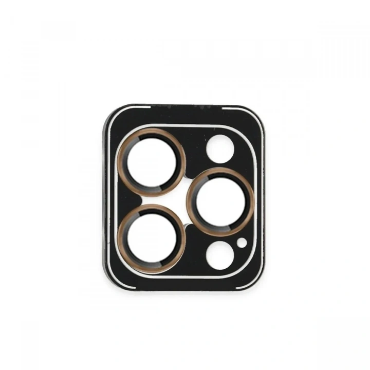 Mey İthalat®  iPhone 16 Pro Max PVD Metal Kamera Lens - Gold