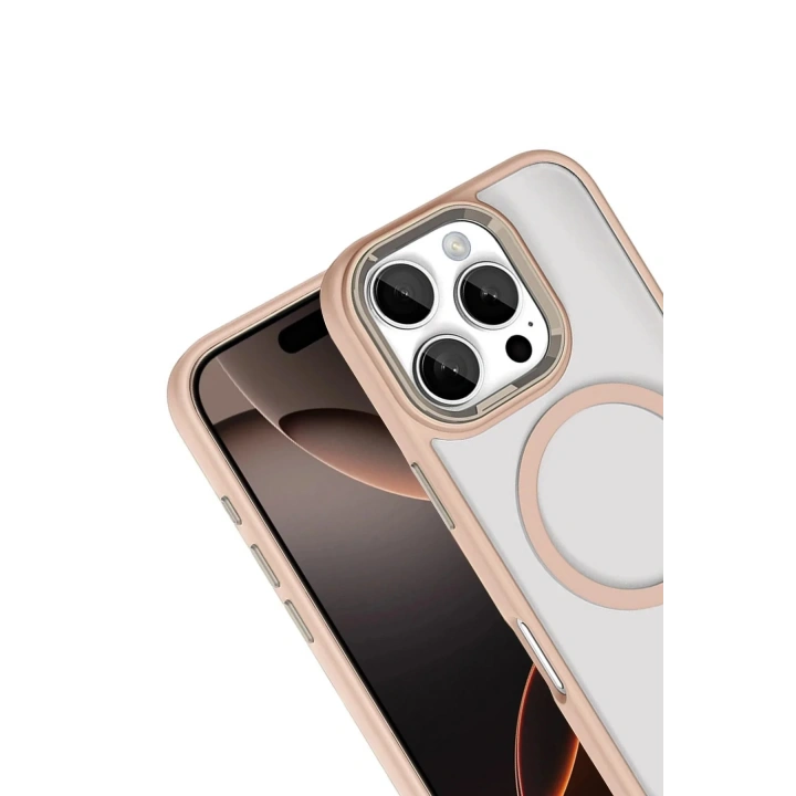 Mey İthalat®   iPhone 16 Pro Max Terea Magsafe Kapak - Gold