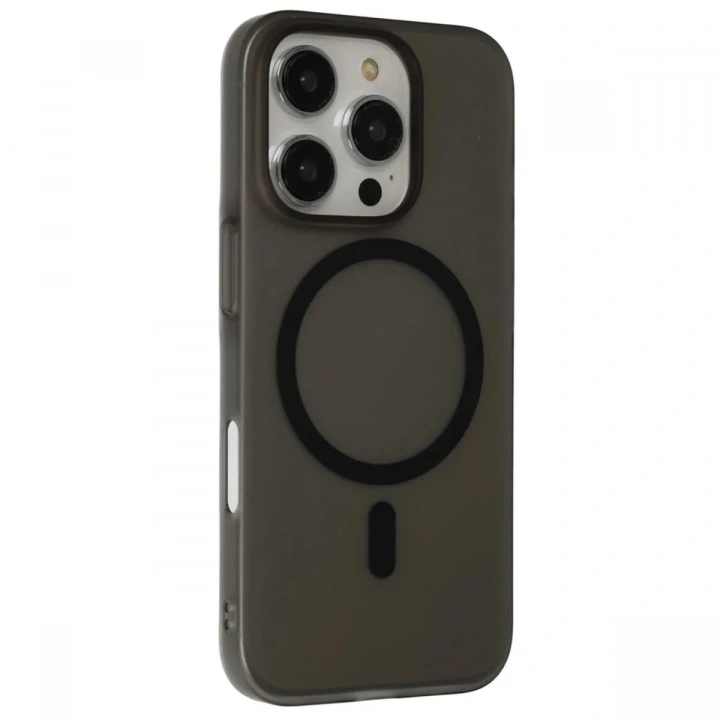 Mey İthalat®  iPhone 16 Pro Max Tuna PC Slim Magsafe Kapak - Siyah