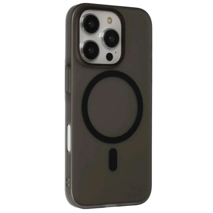 Mey İthalat®  iPhone 16 Pro Max Tuna PC Slim Magsafe Kapak - Siyah