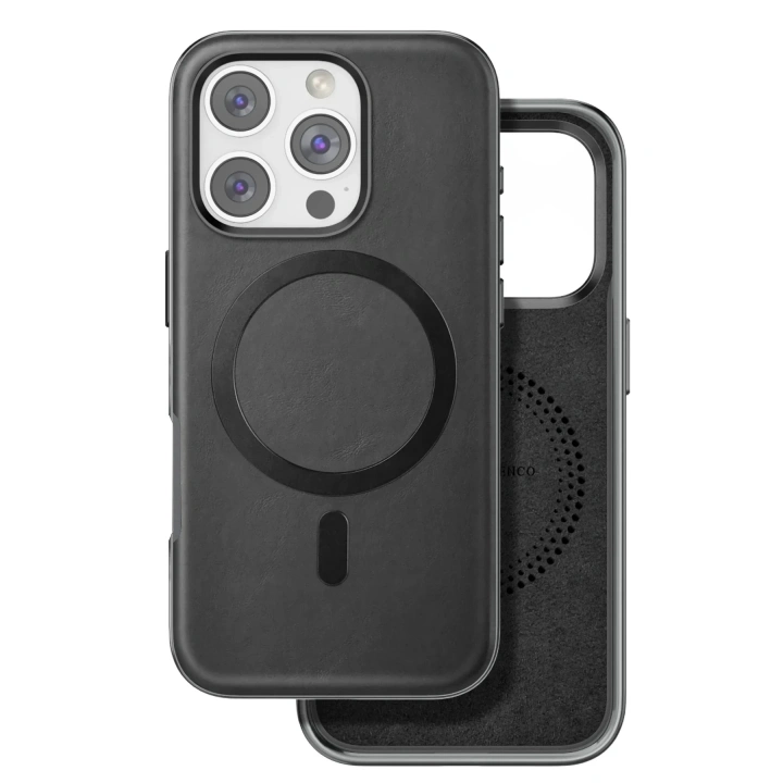 Mey İthalat®  iPhone 16 Pro Puskas Magsafe Kapak - Siyah