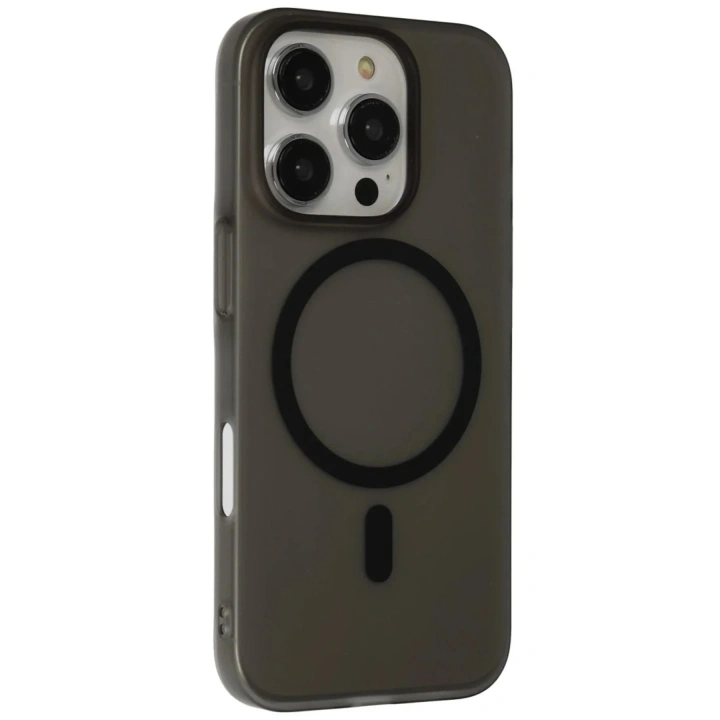 Mey İthalat®  iPhone 16 Pro Tuna PC Slim Magsafe Kapak - Siyah