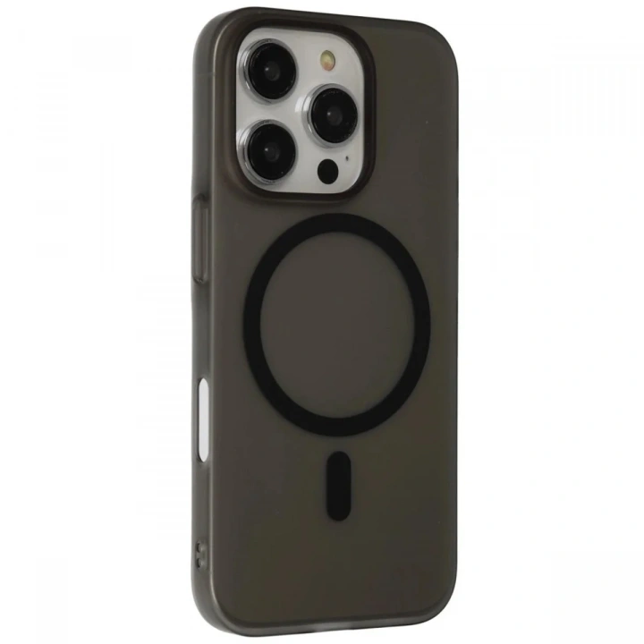 Mey İthalat®  iPhone 16 Pro Tuna PC Slim Magsafe Kapak - Siyah