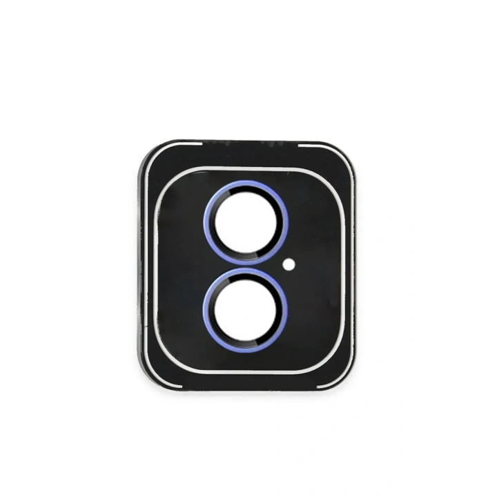 Mey İthalat®  iPhone 16 PVD Metal Kamera Lens - Mavi