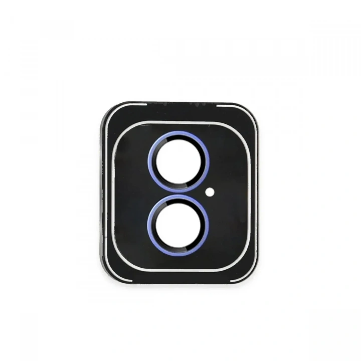 Mey İthalat®  iPhone 16 PVD Metal Kamera Lens - Mavi