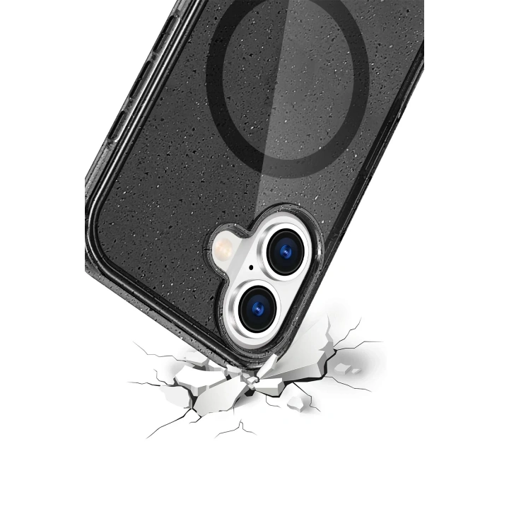 Mey İthalat®   iPhone 16 Star Magsafe Kapak - Siyah