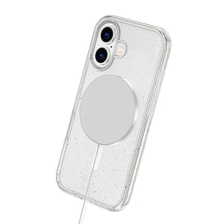 Mey İthalat®   iPhone 16 Star Magsafe Kapak - Turuncu