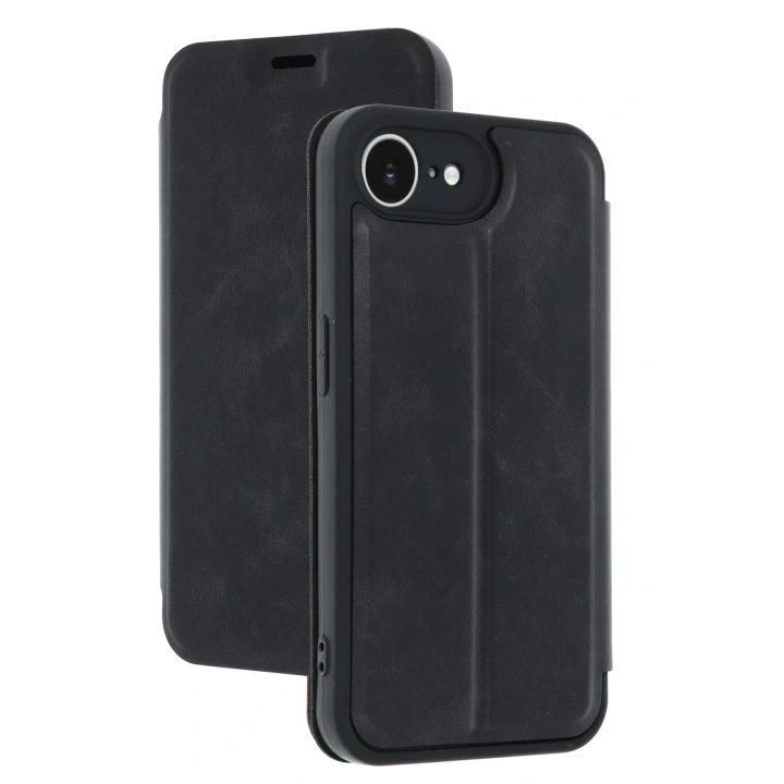 Mey İthalat®  iPhone 16E Kılıf Flip Cover - Siyah