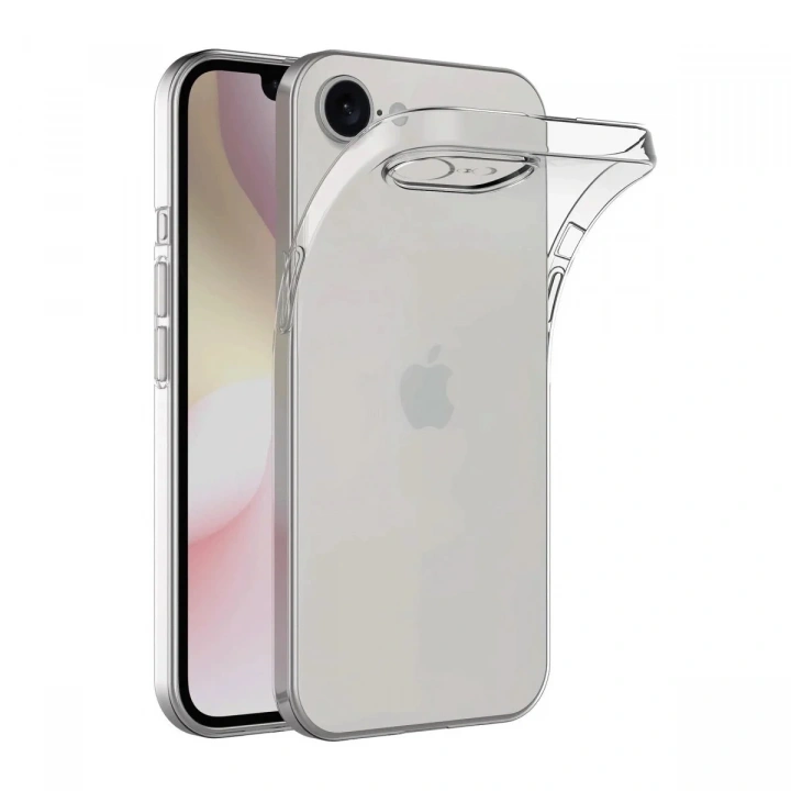 Mey İthalat®  iPhone 16E Kılıf Lüx Şeffaf Silikon