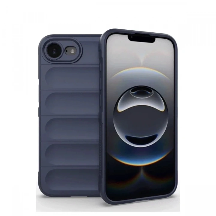 Mey İthalat®  iPhone 16E Kılıf Optimum Silikon - Lacivert
