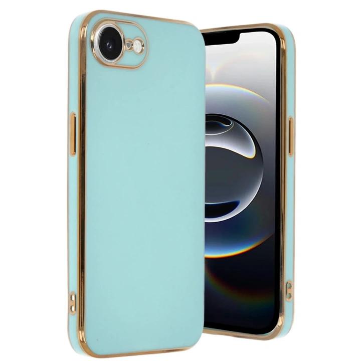 Mey İthalat®  iPhone 16E Kılıf Volet Silikon - Açık Yeşil
