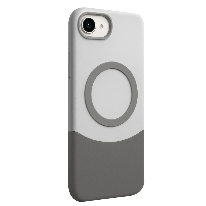 Mey İthalat®   iPhone 16E Velar Magsafe Kapak - Natural Grey