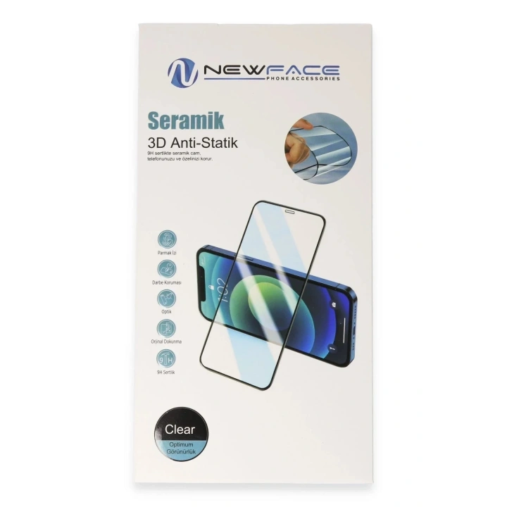 Mey İthalat®  iPhone 17 3D Antistatik Seramik Nano Ekran Koruyucu