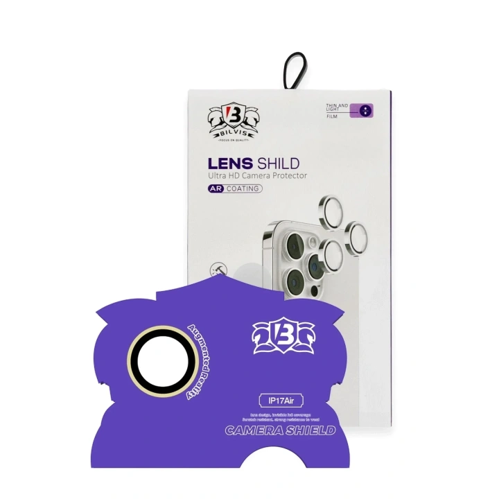 Mey İthalat®   iPhone 17 Air Bilvis Titan Kamera Lens - Gold