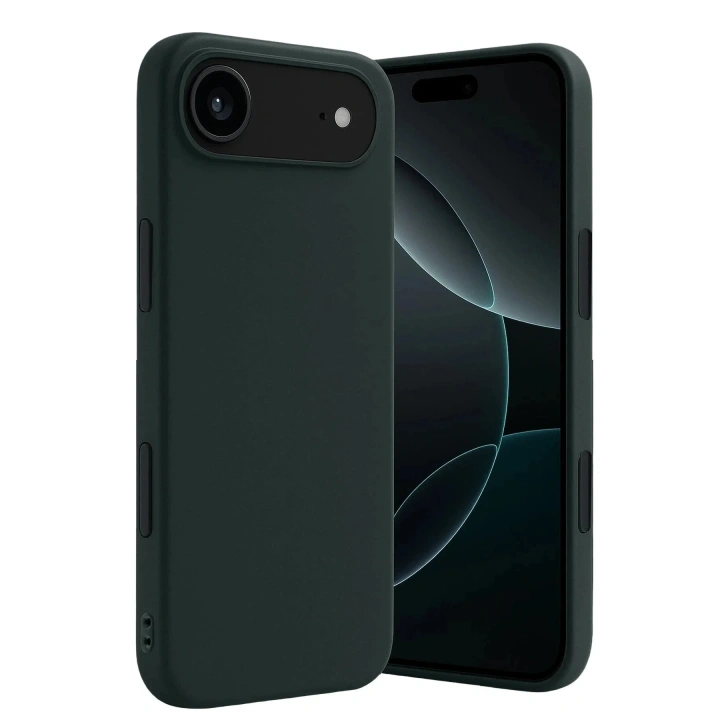 Mey İthalat®   iPhone 17 Air First Silikon - Koyu Yeşil