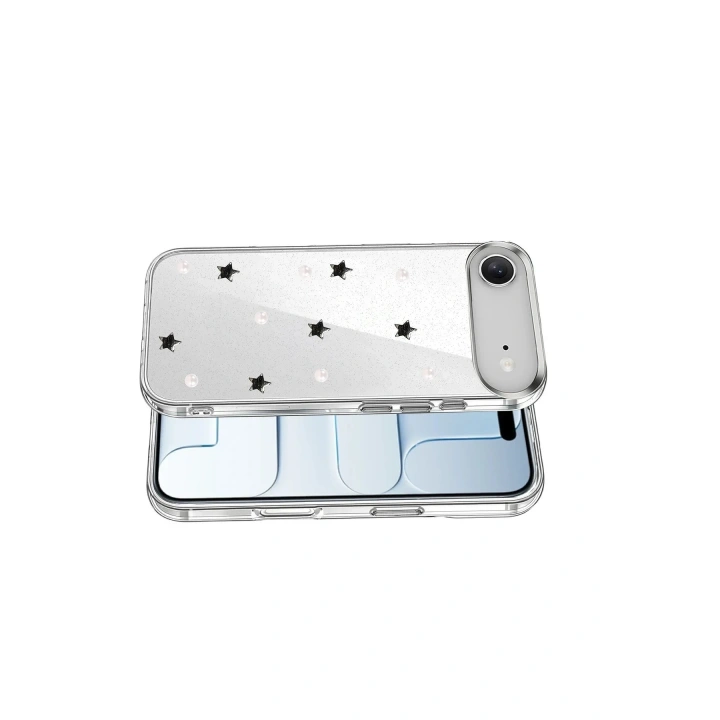 Mey İthalat®   iPhone 17 Air Fiyonk Desenli Kapak - Desen 7