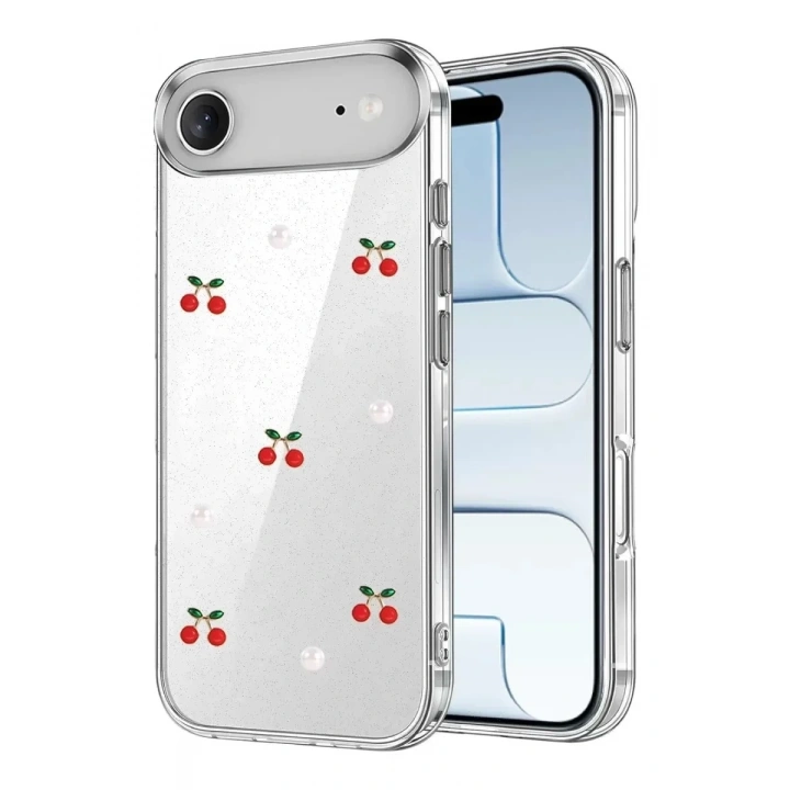 Mey İthalat®   iPhone 17 Air Fiyonk Desenli Kapak - Desen 9