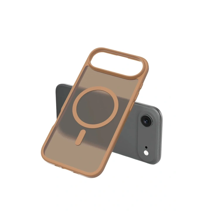 Mey İthalat®   iPhone 17 Air Jota Magsafe Kapak - Çöl Titanyum