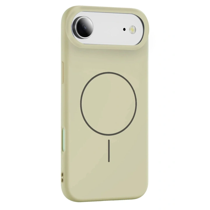 Mey İthalat®   iPhone 17 Air Jully Magsafe Kapak - Bej