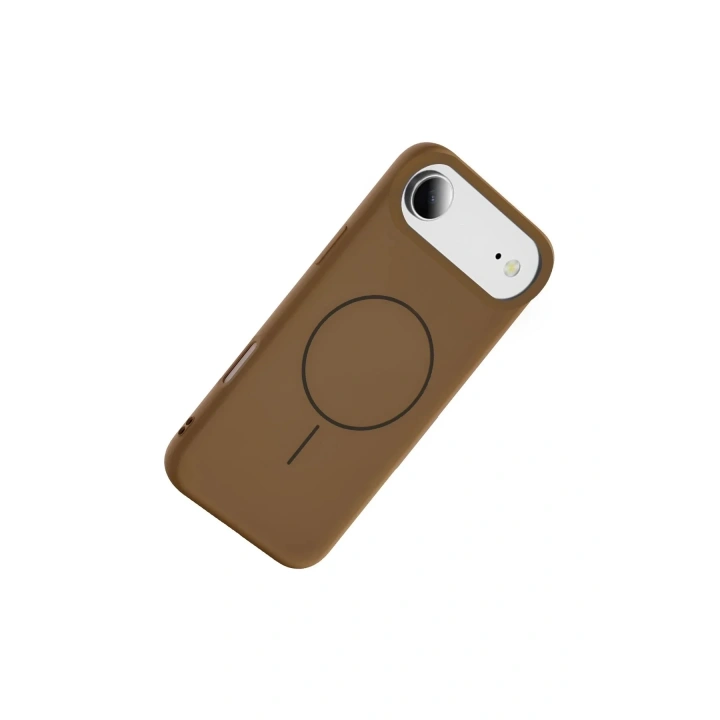 Mey İthalat®   iPhone 17 Air Jully Magsafe Kapak - Kahverengi