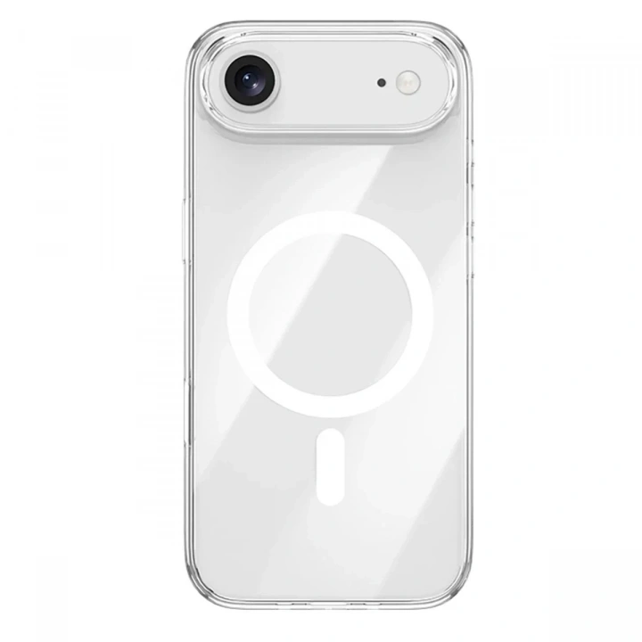 Mey İthalat®  iPhone 17 Air Kılıf Pc Real Magsafe Kapak - Şeffaf