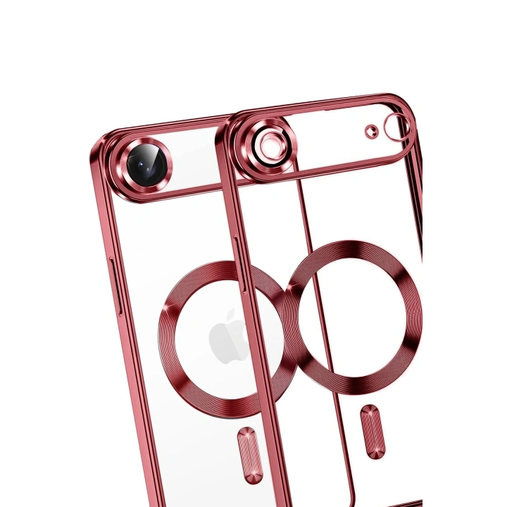 Mey İthalat®   iPhone 17 Air Kross Magneticsafe Kapak - Kırmızı