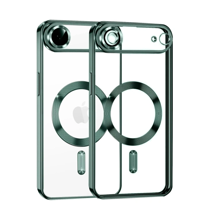 Mey İthalat®   iPhone 17 Air Kross Magneticsafe Kapak - Koyu Yeşil