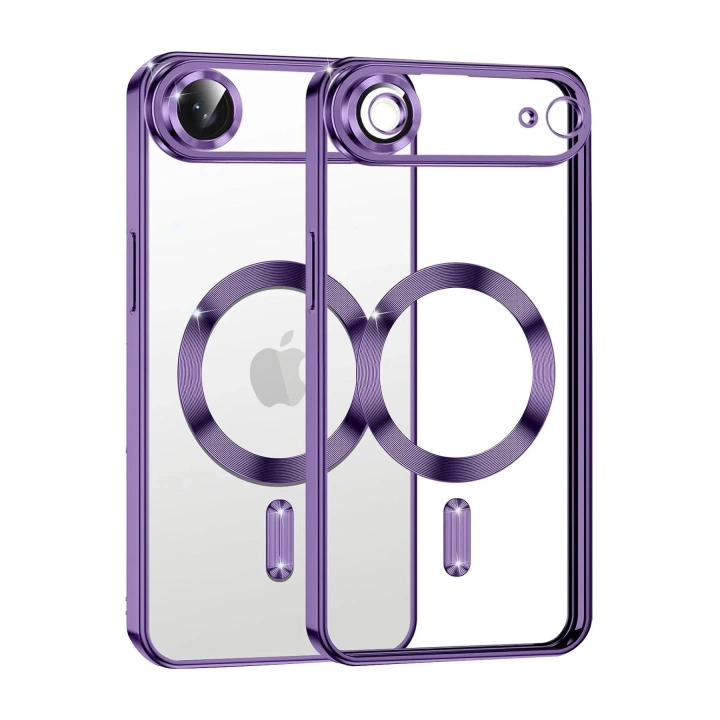 Mey İthalat®   iPhone 17 Air Kross Magneticsafe Kapak - Mor