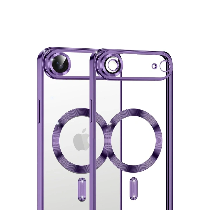 Mey İthalat®   iPhone 17 Air Kross Magneticsafe Kapak - Mor