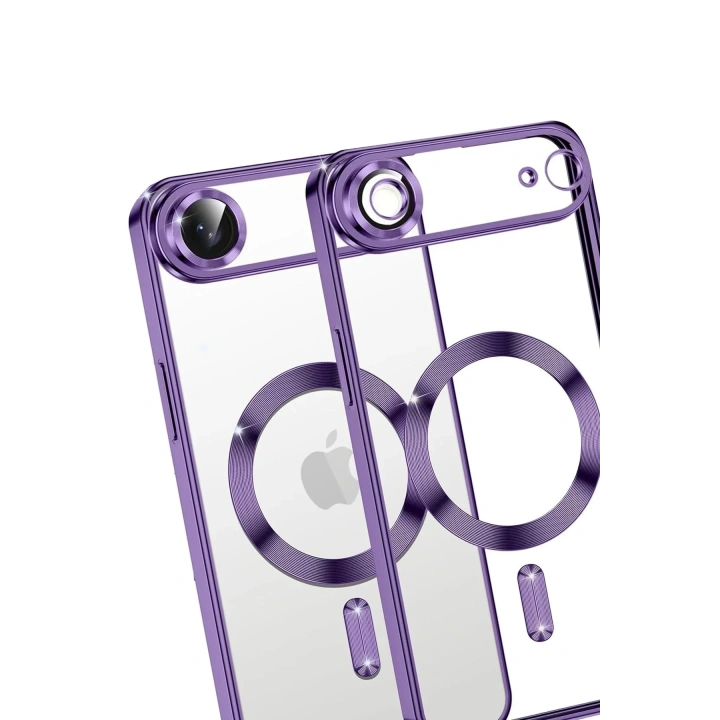 Mey İthalat®   iPhone 17 Air Kross Magneticsafe Kapak - Mor
