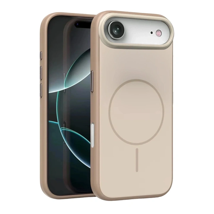 Mey İthalat®   iPhone 17 Air Neva Magsafe Kapak - Gold
